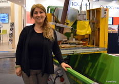 Anna Calzavara with Calzavara Sas. This is the  Potting Machine for nursery C3/2  